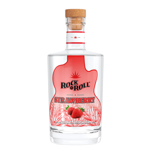 Rock N Roll Tequila Strawberry Cork Finish 750ML Bottle