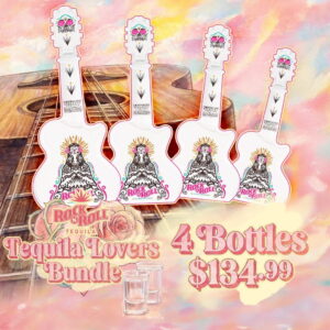 Rock N Roll Tequila Cristalino Reposado 4 Bottle Bundle