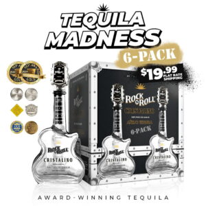 Tequila Madness Cristalino Anjeo 6 Pack